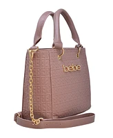 Bebe Celia Embossed Top Handle Crossbody Bag