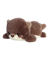 Aurora Small Oddie Otter Too Cute Playful Plush Toy Brown 9.5"