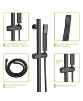 Streamdale Furniture Oil Rubbed Bronze Rain Shower System with Adjustable Slide Bar - Oil