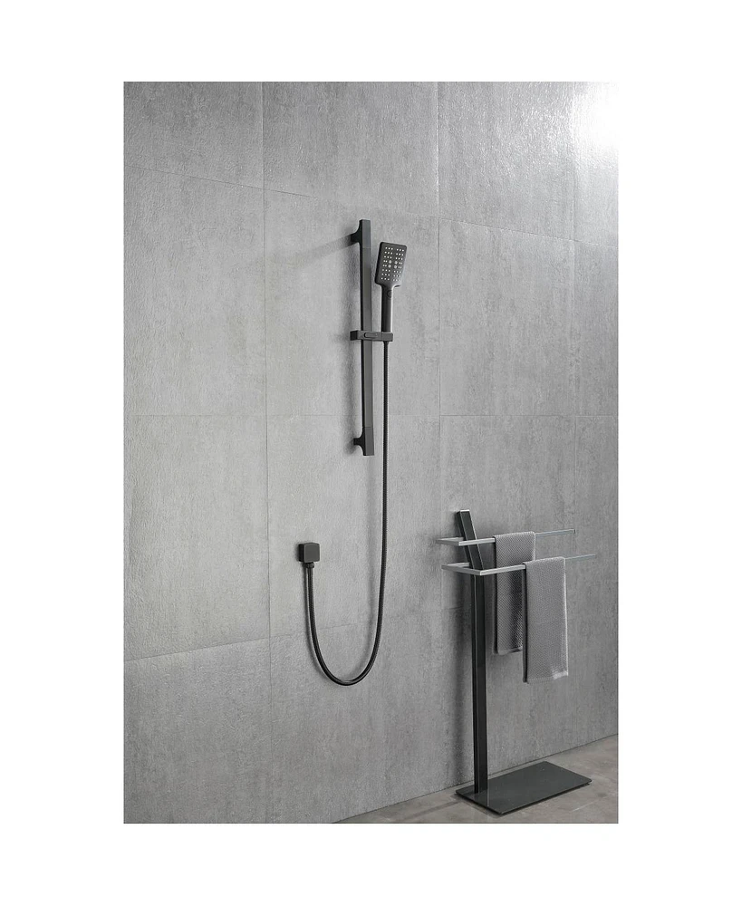 Streamdale Furniture Eco-Performance Handheld Shower With 28-Inch Slide Bar And 59-Inch Hose