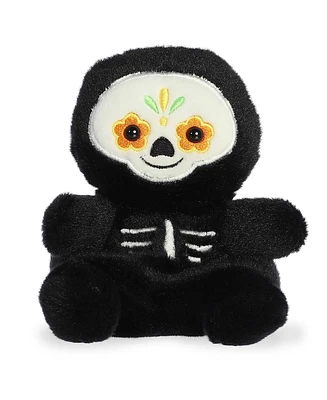 Aurora Mini Santiago Sugar Skull Palm Pals Spooky Plush Toy Black 4.5"