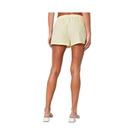 Edikted Women's Pinstripe Boxer Shorts