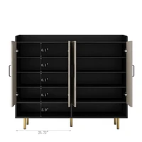 Reliable and Elegant Entryway Shoe Cabinet with Ample Storage