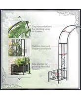 Versatile Wedding Arch & Garden Gate Delicate European Chic for Garden and Events