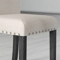 5-Piece Dining Set with Marble-Inspired Table & Ergonomic Chairs