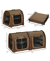 Streamdale Furniture Top-Rated Detachable Dog Carrier Durable, Comfortable, and Easy to Store