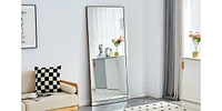 Clear High Definition Wall Mirror with Easy Assembly