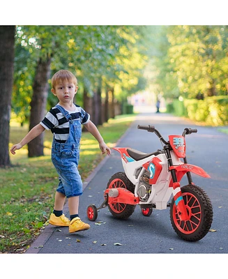 Simplie Fun Electric Kids' Dirt Bike 45 Minutes of Play, 12V Battery, Rear-Wheel Drive