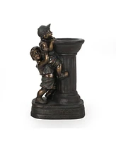 Simplie Fun Arno Fountain Decorative Indoor/Outdoor Fountain, Easy Assembly