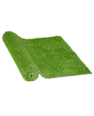 Outsunny Synthetic Indoor / Outdoor Artificial Turf Carpet with Realistic Look