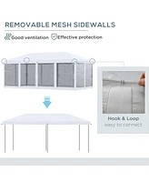 Spacious 200 Sq Ft Gazebo Sun Shade, Uv Protection, Bug Protection, Easy Setup
