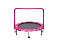 Slickblue 36 Inch Kids Trampoline Mini Rebounder with Full Covered Handrail