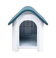 vidaXL Dog House 23.2"x29.5"x26" Polypropylene