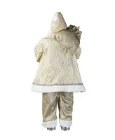 Glitzhome 35 H Oversized Christmas Elegant Santa Figurine