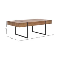 Safavieh Tristan Rectangular Modern Coffee Table