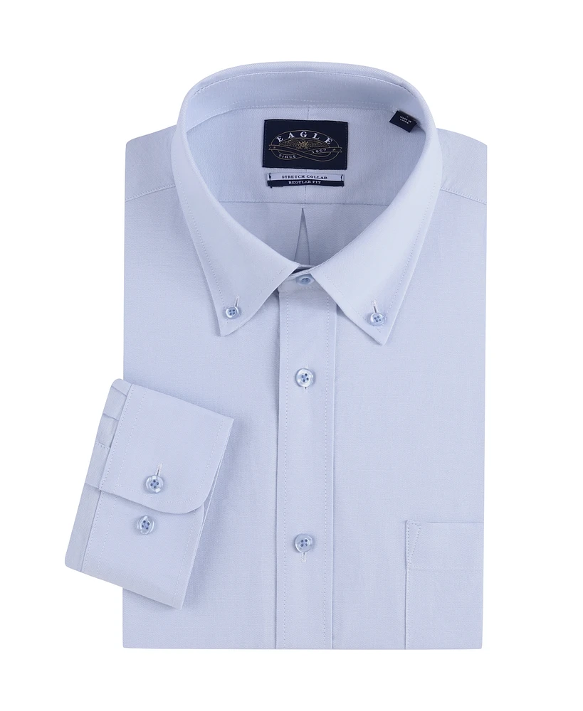 Eagle Men's Stretch Neck Pinpoint Oxford Shirt