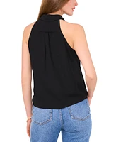 1.state Women's Collared Halter-Neck Sleeveless Blouse