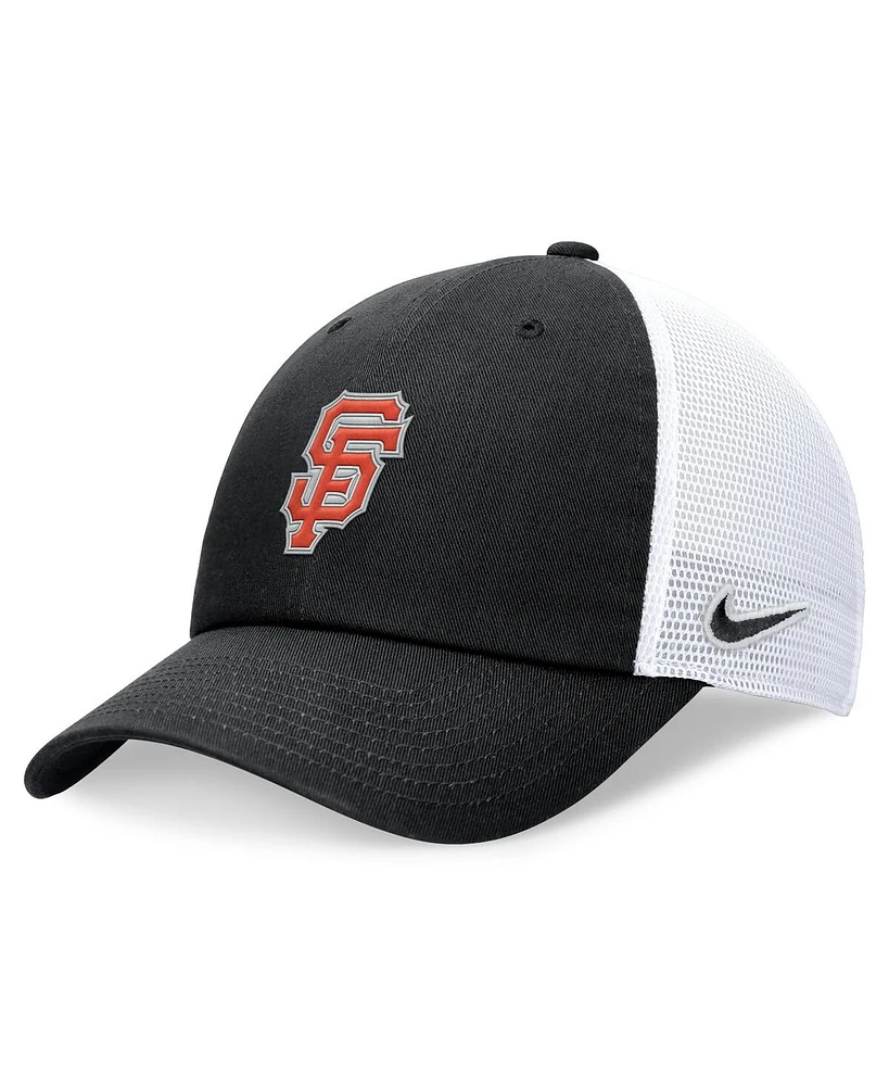 Nike Men's Black San Francisco Giants City Connect Club Trucker Adjustable Hat