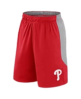 Fanatics Men's Red/Gray Philadelphia Phillies Go Hard Shorts