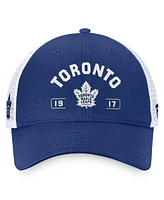 Fanatics Men's Blue/White Toronto Maple Leafs Free Kick Trucker Adjustable Hat