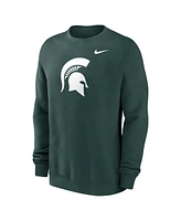 Nike Men's Green Michigan State Spartans Primetime Evergreen Fleece Pullover Sweatshirt