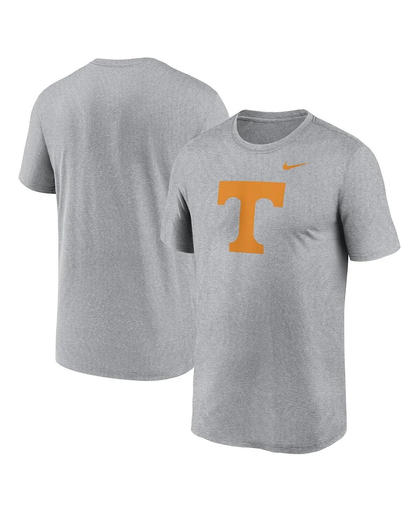 Nike Men's Heather Gray Tennessee Volunteers Primetime Legend Logo T-Shirt