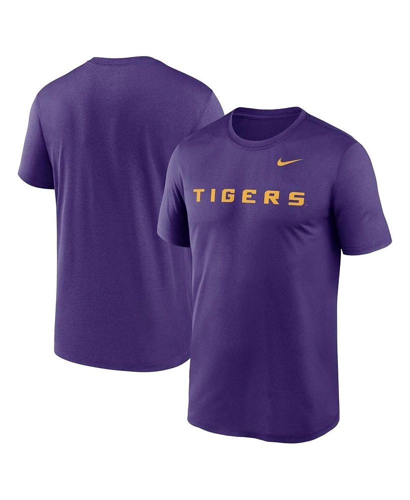 Nike Men's Lsu Tigers Primetime Legend Wordmark T-Shirt