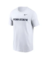 Nike Men's White Penn State Nittany Lions Primetime Evergreen Wordmark T-Shirt