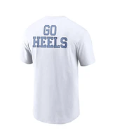 Jordan Men's White North Carolina Tar Heels Blitz 2-Hit T-Shirt