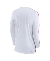 Jordan Men's Oklahoma Sooners 2024 Sideline Coach Uv Performance Long Sleeve T-Shirt