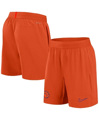 Nike Men's Orange Clemson Tigers 2024 Sideline Performance Shorts