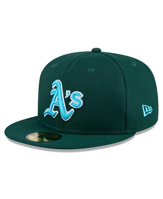 New Era Men's Green Oakland Athletics 2024 Father's Day 59FIFTY Fitted Hat