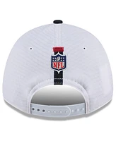 New Era Men's White/Navy Houston Texans 2024 Nfl Training Camp 9FORTY Adjustable Hat