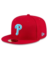 New Era Men's Red Philadelphia Phillies 2024 Father's Day 59FIFTY Fitted Hat