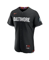 Nike Men's Jackson Holliday Black Baltimore Orioles City Connect Authentic Player Jersey