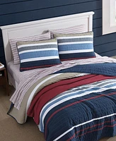 Nautica Bradford Reversible Piece Quilt Set