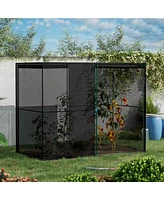 Simplie Fun Stable, Sunlight-Permeable Crop Protection Cage with Walk-in Door