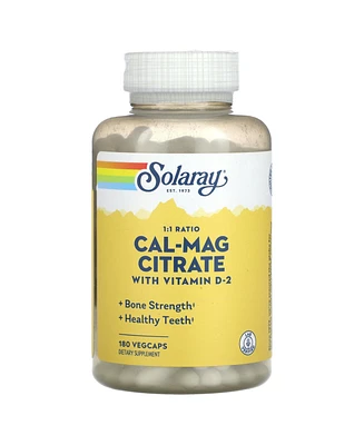 Solaray 1:1 Ratio Cal-Mag Citrate with Vitamin D-2