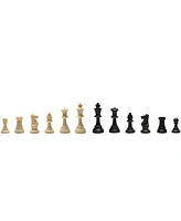 We Games Weighted Plastic Staunton Chess Pieces, 3.75 in King