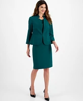 Le Suit Women's 3/4-Sleeve Dress Suit, Regular & Petite