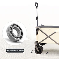 Heavy-Duty Collapsible Utility Wagon Compact, Spacious, Unstoppable Adventure Companion