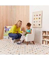 ECR4Kids Mila Arm Chair, Dark Sage
