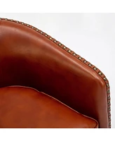 Streamdale Furniture Trenton Swivel Arm Chair - Caramel