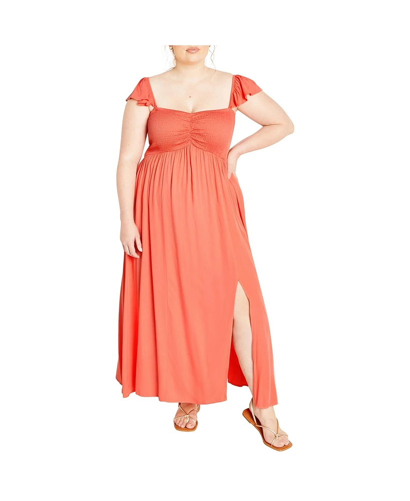 City Chic Plus Tiarne Maxi Dress