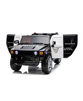 Streamdale Furniture 4-Wheel Electric Ride-On Car with Music, Lights, and Remote Control