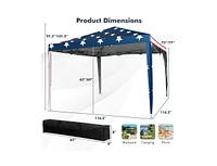 Slickblue 10 x 10 Feet Pop-up Canopy Tent Gazebo Canopy for Outdoor