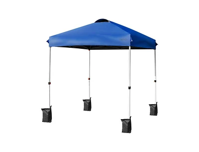Slickblue 6.6 x Feet Outdoor Pop Up Camping Canopy Tent with Roller Bag