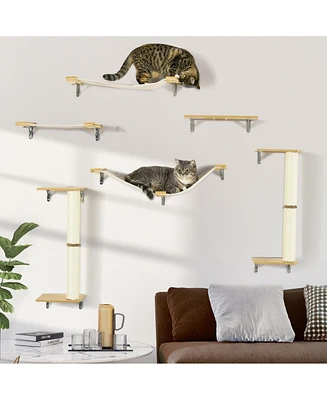 Streamdale Furniture Supreme Stability 8-Tier Cat Condo with Comfortable Bridges and Dual Scratching Posts