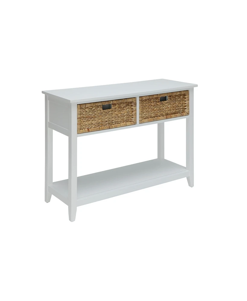 Simplie Fun Flavius Console Table in White