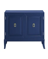 Simplie Fun Clem Console Table in Blue Finish